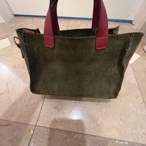 Parker Thatch Suede Micro Mimi Tote